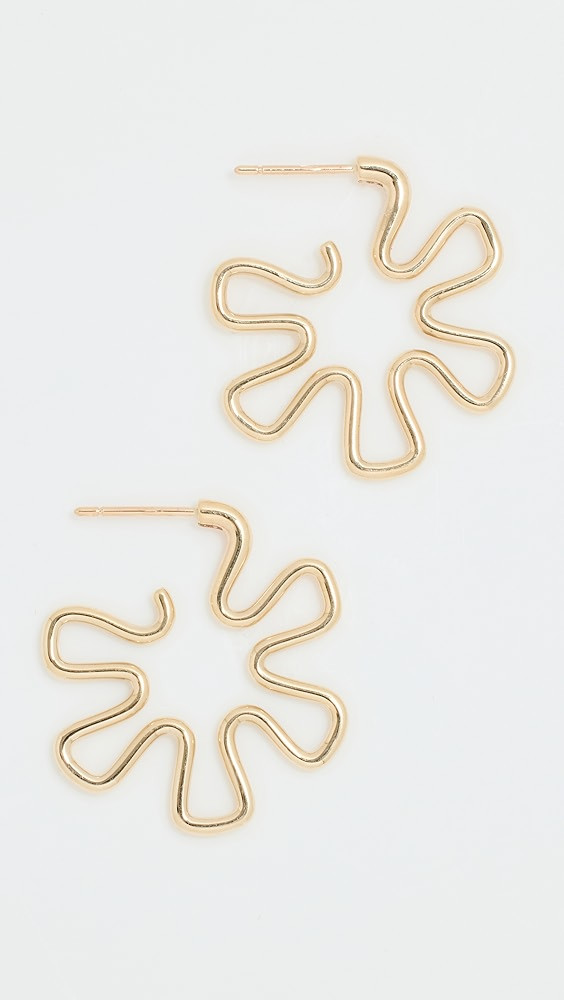 Bea Bongiasca Small Daisy Earrings | Shopbop | Shopbop