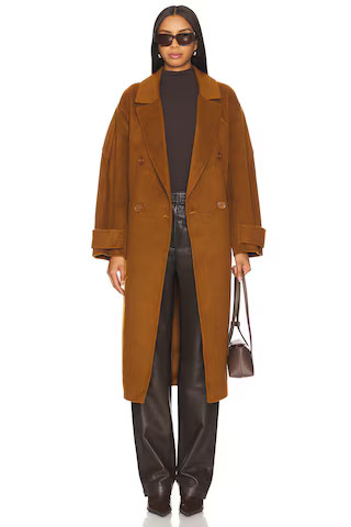 Ena Pelly Cecilia Wool Coat in Biscuit from Revolve.com | Revolve Clothing (Global)