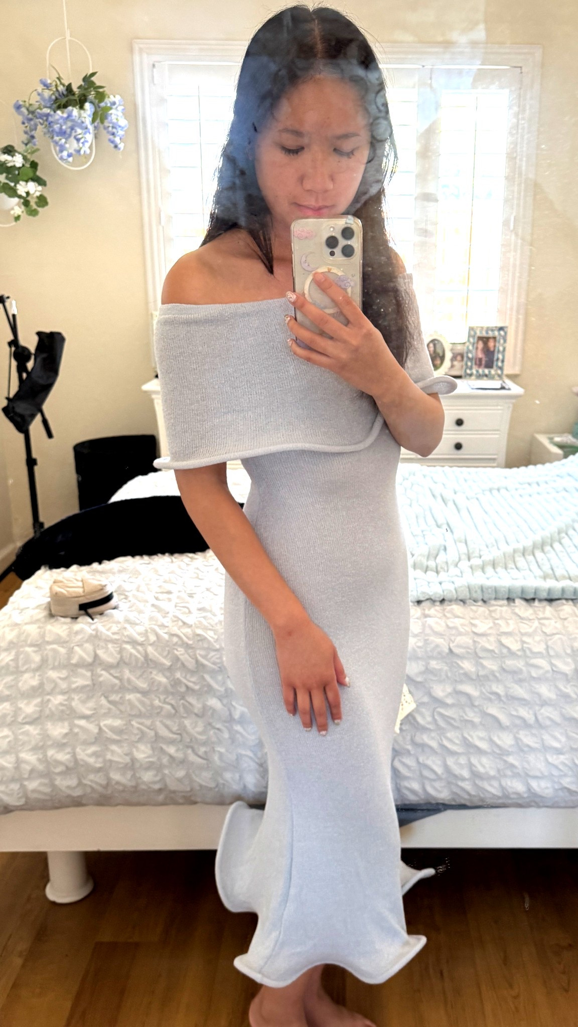 Summer blue dress that gives me waves or ocean vibes 🌊 

#LTKStyleTip #LTKFindsUnder100