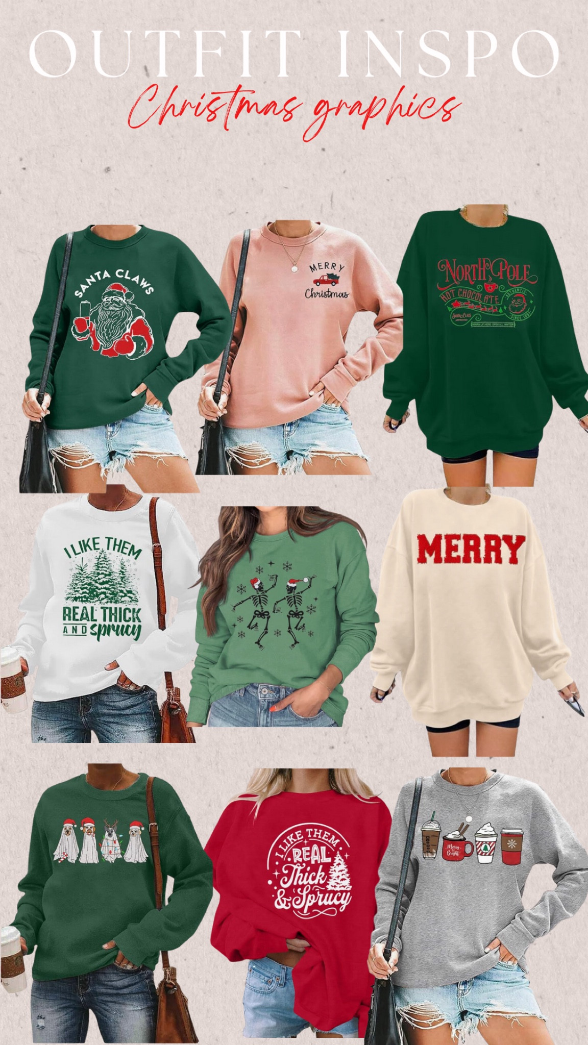  Christmas graphic sweatshirts that arrive in time for Christmas!! 

#LTKSeasonal #LTKstyletip #LTKHoliday