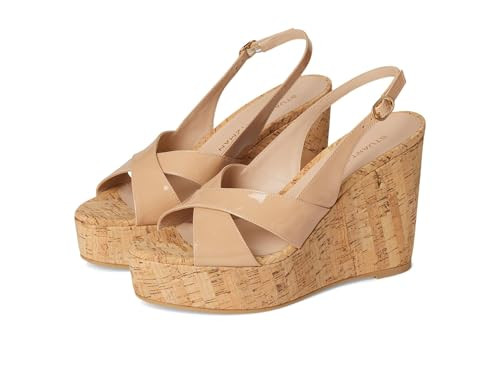 Stuart Weitzman Womens Dayna Slingback Wedge Adobe 9 Medium | Amazon (US)