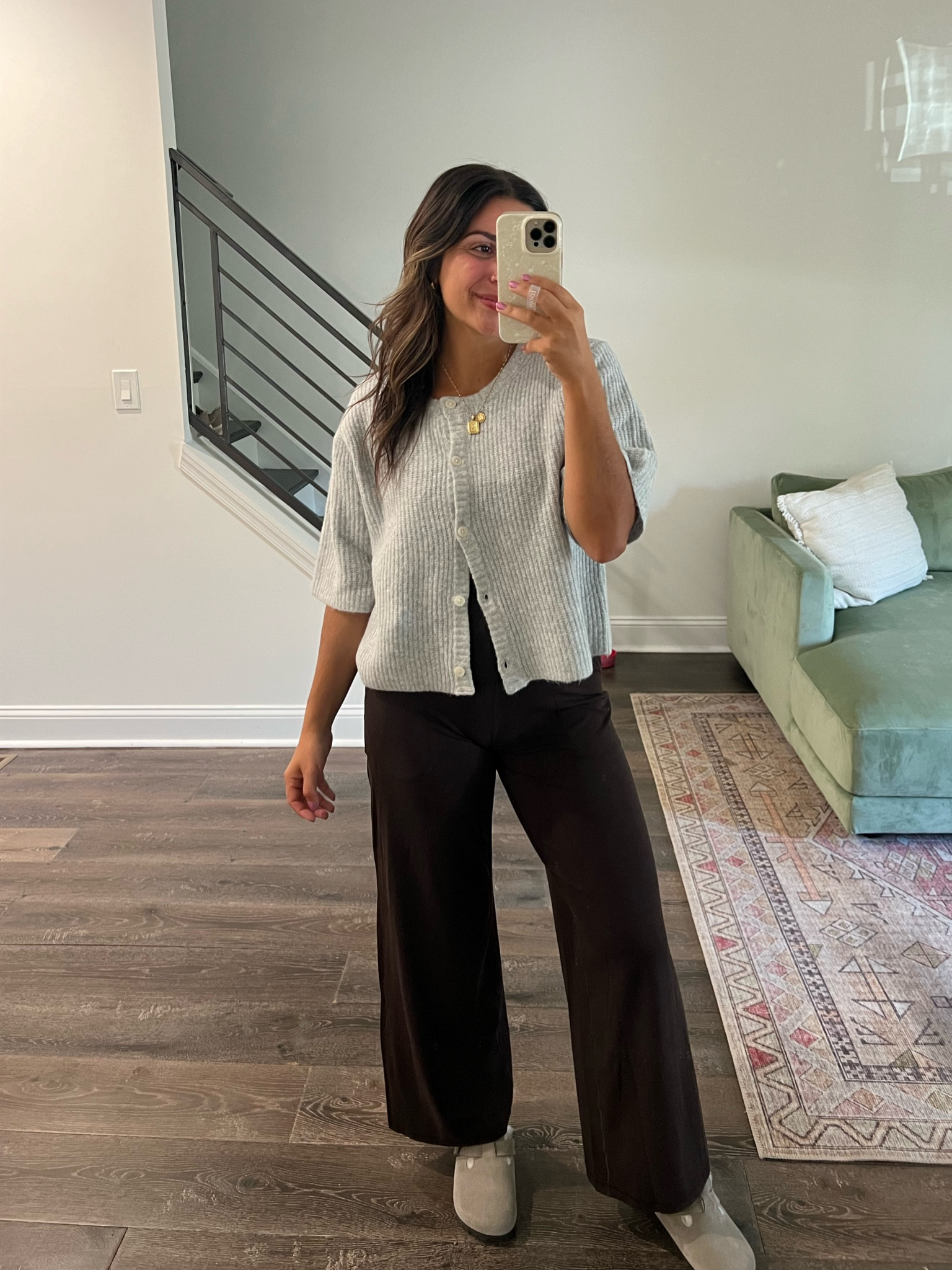 Love these tailored pants from aerie! Reviews say many people wear them to work which I love! Feel like leggings but look more dressed up. Added a little sweater on top (almost sold out) but included a few other cute options 💓

All true to size - M

#workwear #aerie #falloutfits 

#LTKStyleTip #LTKFallSale #LTKFindsUnder50