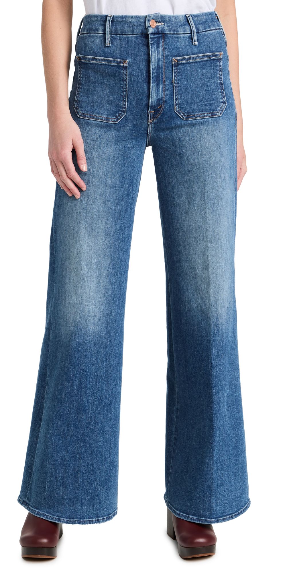 The Patch Pocket Roller Skimp Jeans | Shopbop
