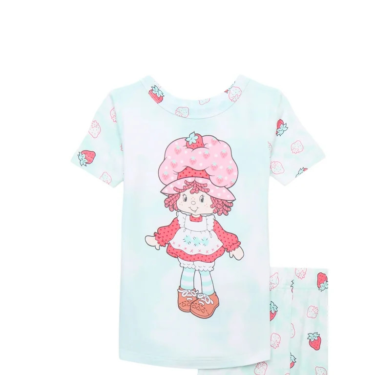 Character Toddler Viscose Tee and Short Sets Pajama Set, 2-Piece, Sizes 12M-5T | Walmart (US)