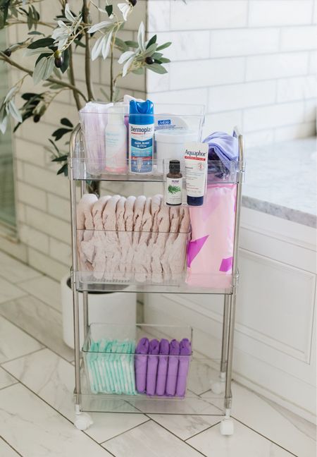 Introducing my Postpartum Essentials Cart – your ultimate ally during those early days! From discreet diapers to Dermoplast, Frida Mom’s ice pads to nipple pads, it’s the ultimate convenience, right next to the toilet, simplifying those postpartum moments! 

#PostpartumEssentials #NewMomNecessities #MommyCareKit #PostpartumSupport #ConvenientCart #MomLifeEssentials #RecoveryKit #NewbornMomMustHaves #PostpartumPrep #ComfortCart