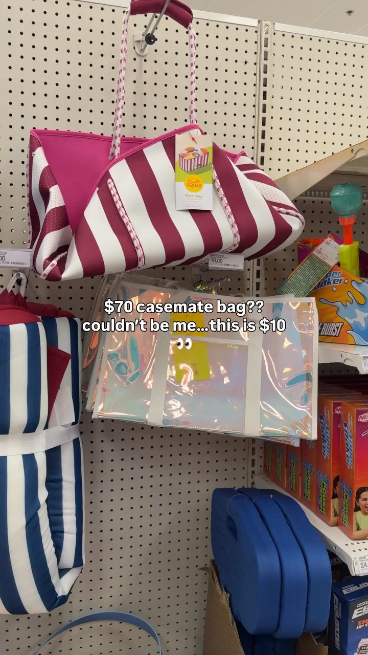 grab it and run ladies 🏃‍♀️🎯 GRAB IT AND RUN

make sure you’re following my page and comment a 💛 and the direct link will be sent right to your DMs!! ✨

I grabbed this in store about a week ago, and have been patiently waiting for it to pop up online for yall. it’s well made, hold a bunch, has an outside pocket and cleans so easy! perfect for the beach or pool, would make a great “gift bag” for a summer baby or just an extra bag to bring all your kids “todo” things at summer practices 🤸‍♀️ I brought this to st Lucia and jt packs SO easy 🏝️ 

yes the casemate one js cuuuute with the bow but if I’m spending nearly $100 on a beach bag, honestly im getting another bogg bag 

#targetfind #targetsummer #summerwithkids #beachbag #casematedupe

#LTKSwim #LTKdayinmylife #LTKTravel