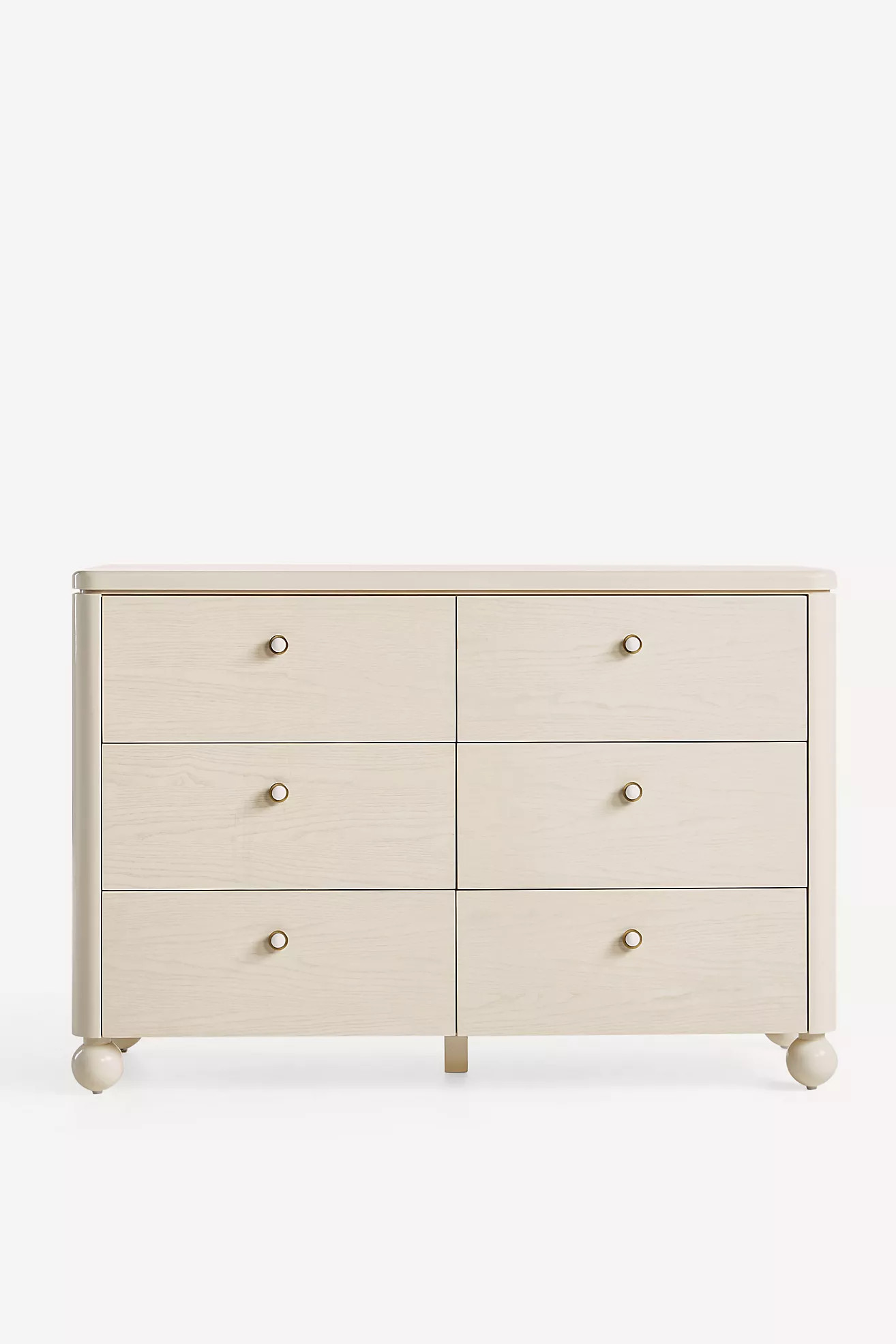 Tasha Lacquer Six-Drawer Dresser | Anthropologie (US)