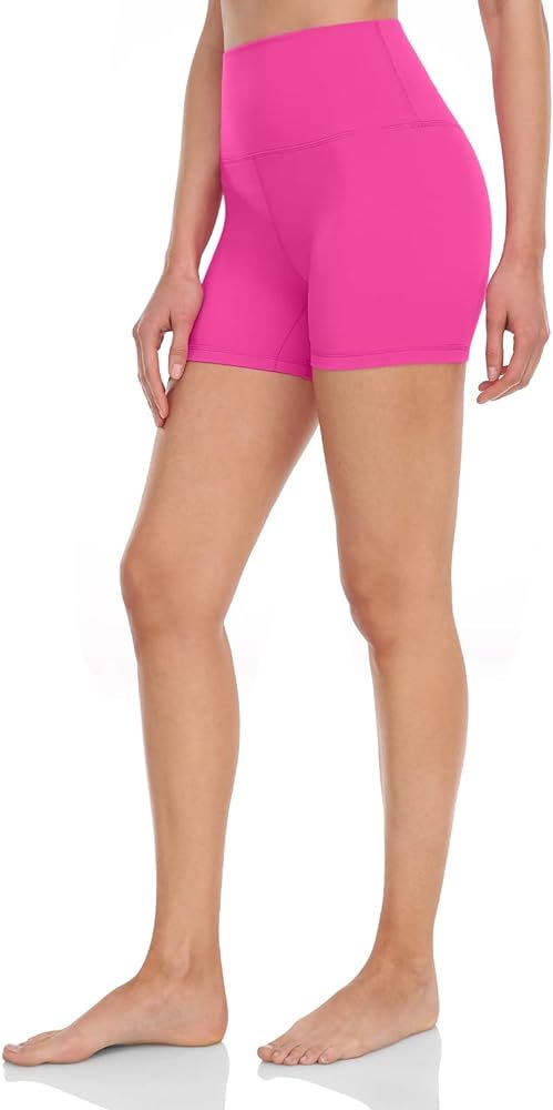 HeyNuts Essential/Workout Pro Biker Shorts for Women, High Waisted Workout Compression Yoga Short... | Amazon (US)