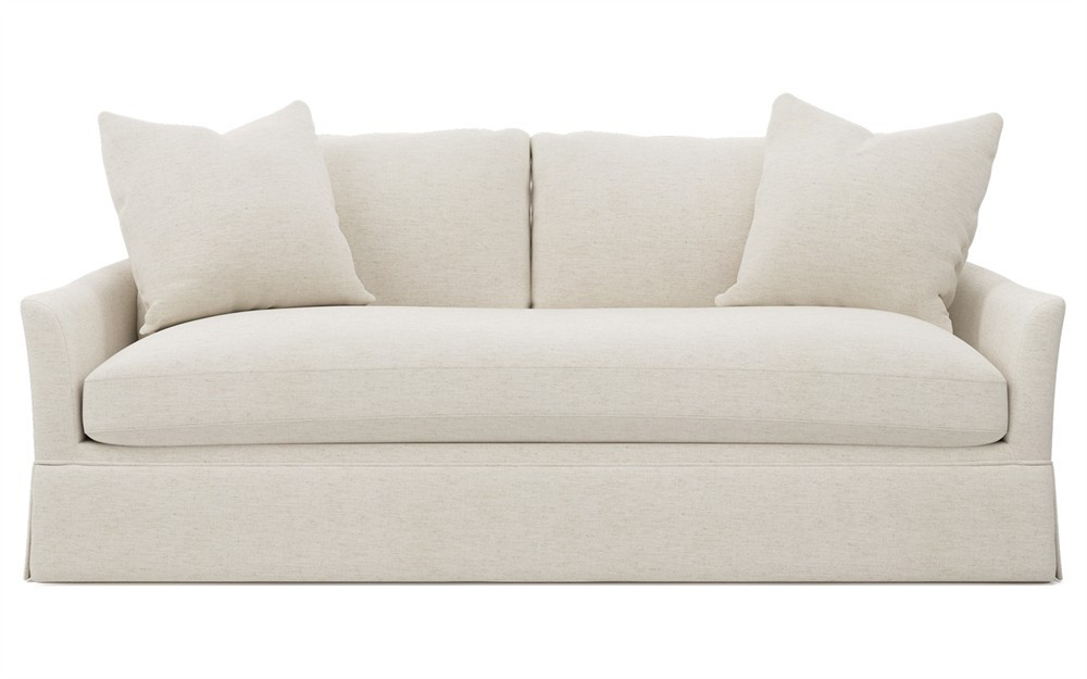 Hartwell Parchment Performance Sofa - 79" | Kathy Kuo Home