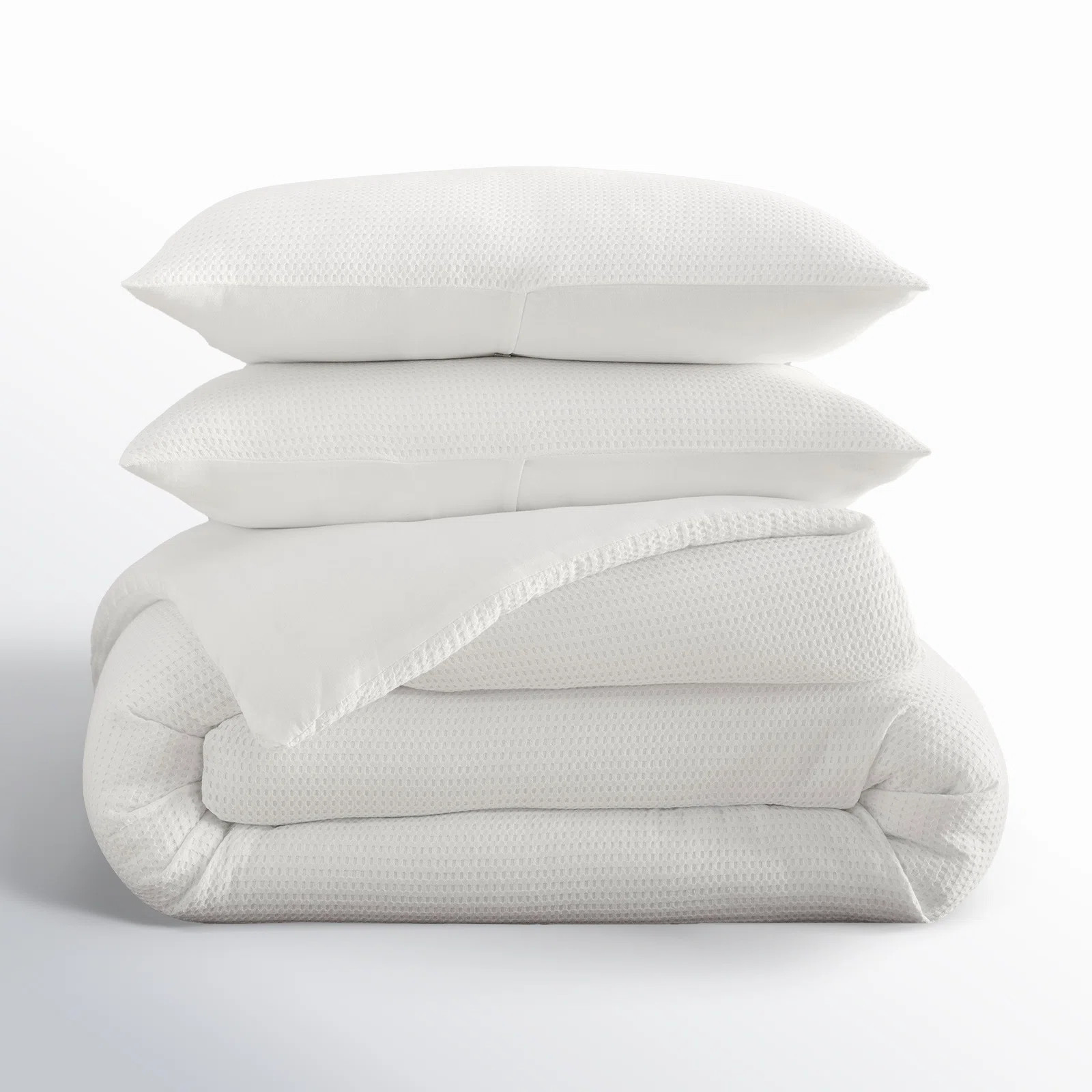 RE/FINE™ Felix Cotton Waffle Comforter Set & Reviews | Wayfair | Wayfair North America