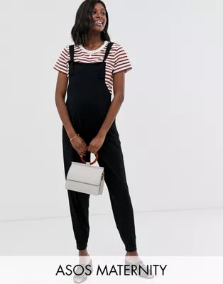 ASOS DESIGN Maternity overall jumpsuit in jersey | ASOS | ASOS US