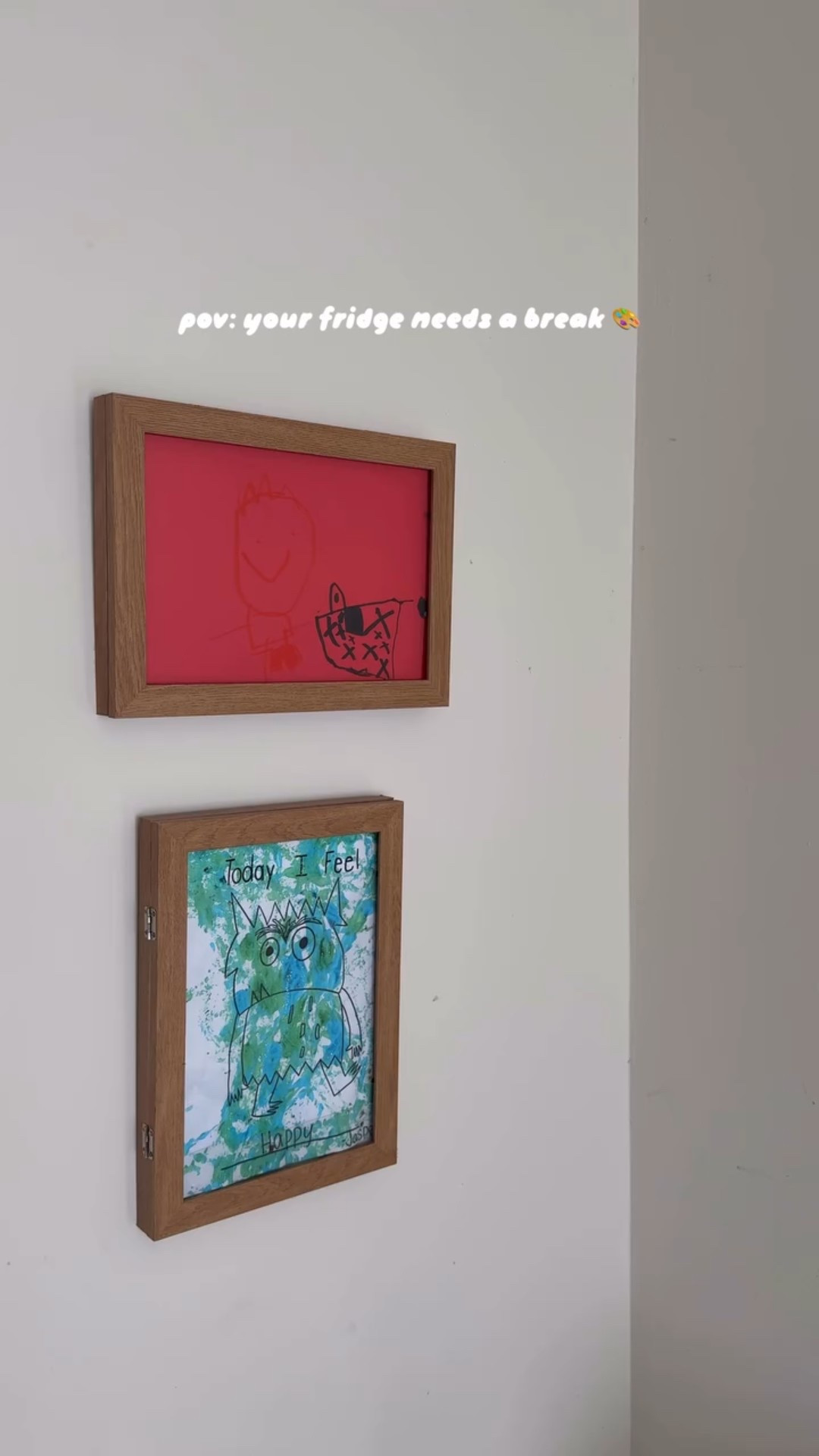 the cutest way to display (+ store) all those art pieces my kids bring home from school everyday ✨🎨🖼️ 

#momfinds #momhack #kidsart #parentinghacks #amazonfinds #kidsroomdecor #kidswallart #creativekids #kidscrafts #learningthroughplay #kidsartideas #kidspainting #playroomdecor #homedecor #modernmom #toddlermomlife #motherhoodsimplified #montessoriathome #cluttercore #organizedmom

#LTKHome #LTKmomlife #LTKFamily