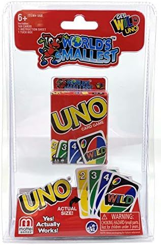 World's Smallest Uno Card Game | Amazon (US)