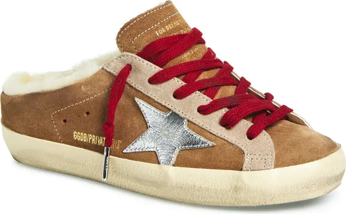 Golden Goose Super-Star Sabot Geniune Shearling Mule Sneaker (Women) | Nordstrom | Nordstrom