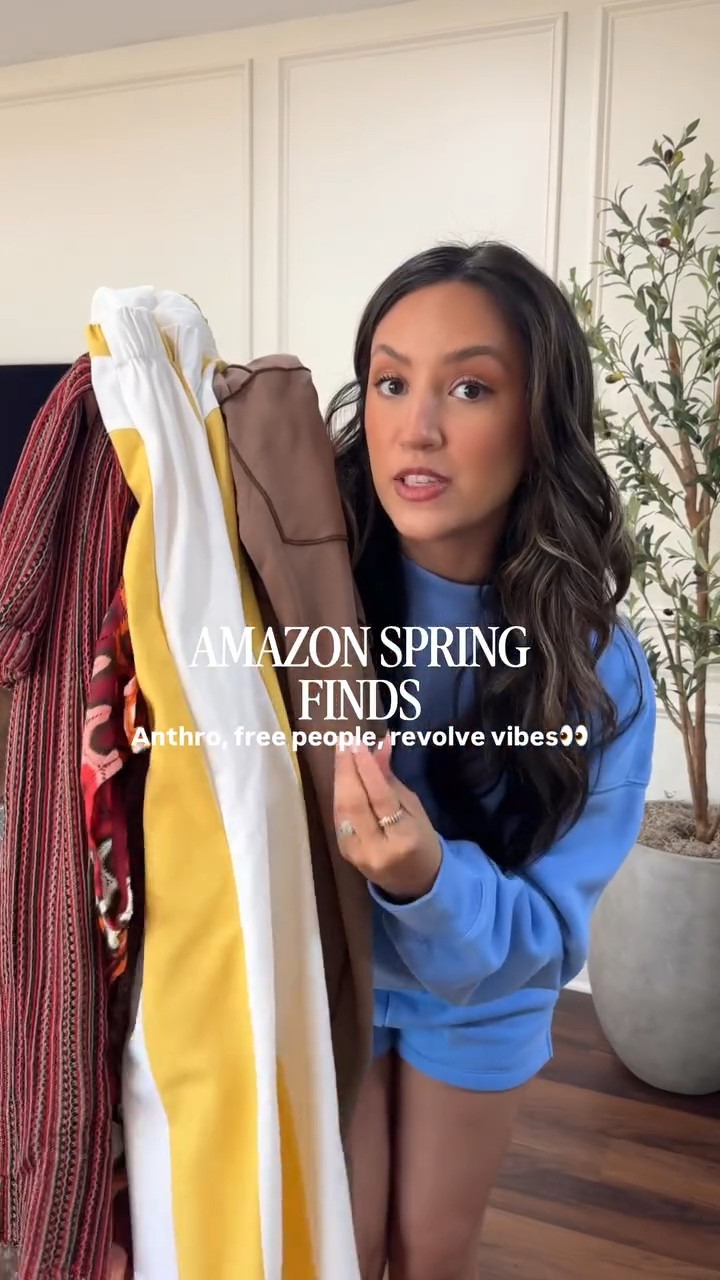 Some of the best Amazon spring/summer finds as of late! great for spring break, vacation, or summer activities 

Brown jumpsuit- small
Yellow striped linen jumpsuit- small
Lace halter top- small
Zebra matching set- small (both are stretchy!)
Green crochet fringe dress- small

#amazondresses #springdresses #summerstyle #affordabledresses #freepeople

#LTKPetite #LTKootd #LTKSeasonal