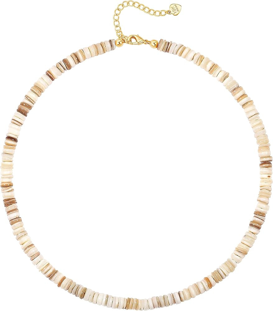 SOFYBJA Tiger Eye Beaded Necklace Green Malachite Beads Choker Necklace Gold Star Zircon Pendant ... | Amazon (US)