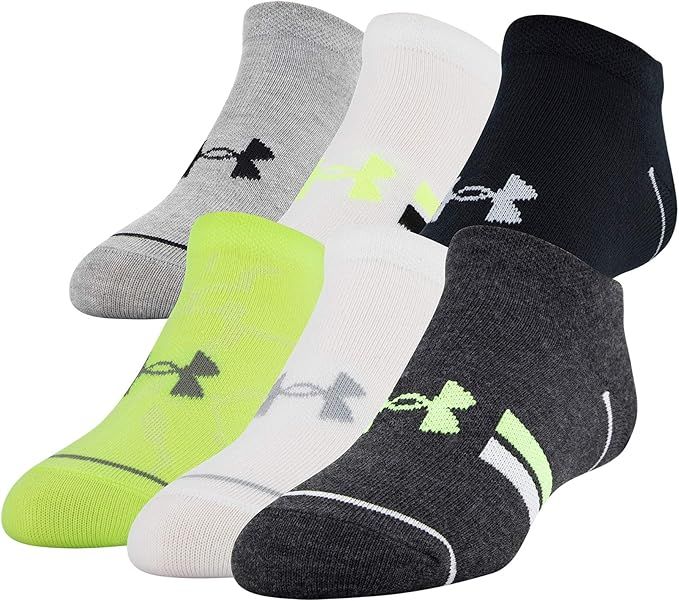 Under Armour Youth Essential Lite No Show Socks, 6-pairs | Amazon (US)