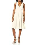 Dress the Population Women's Catalina Solid Sleeveless Fit & Flare Midi Dress | Amazon (US)