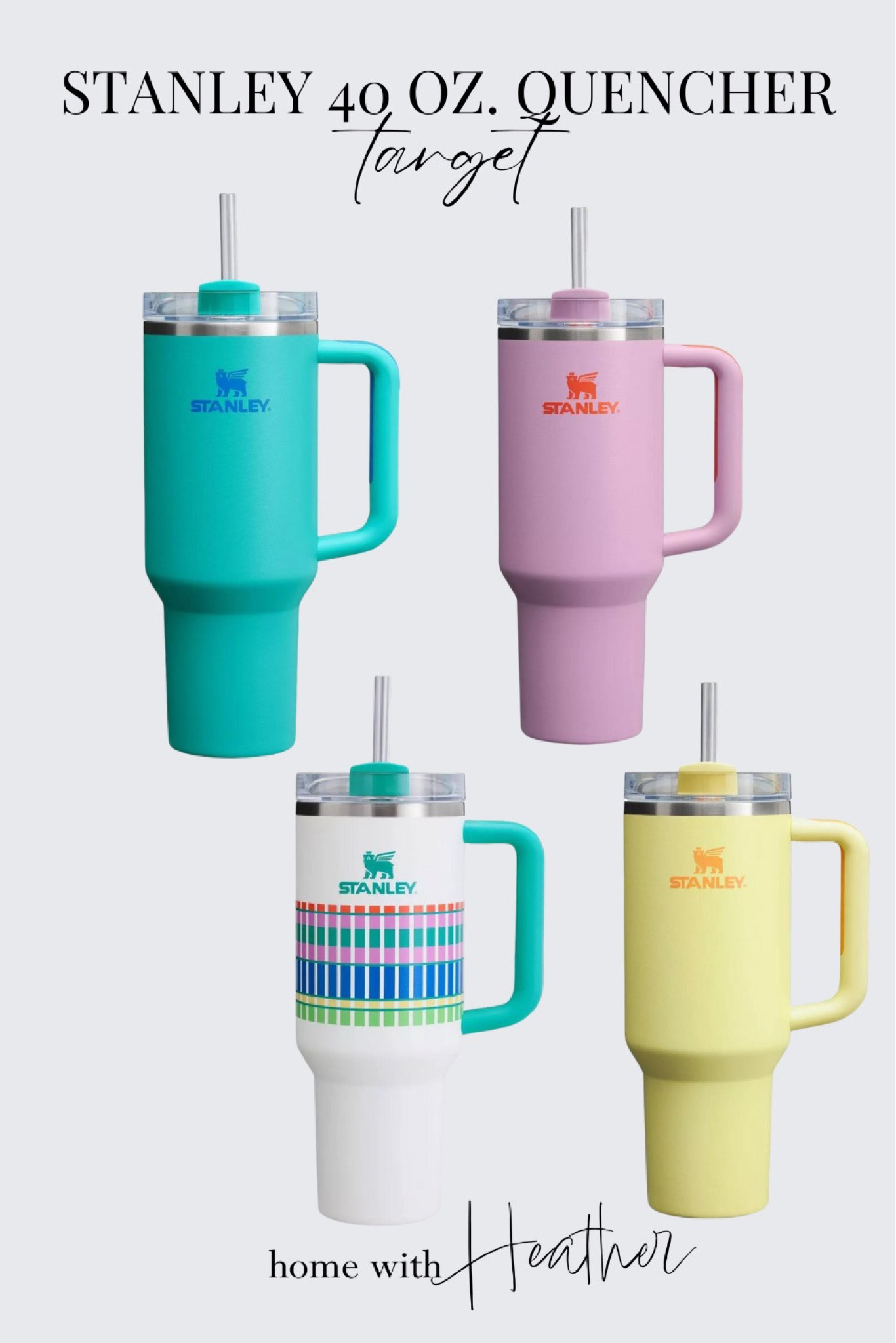 NEW Stanley 40 oz Tumblers at Target! 

SUMMER EDITION Stanley Tumbler colors at Target.

Easter gift, Easter basket idea, girls Easter Gift, Gift for Girls. 

Stanley 40 oz. Stainless Steel H2.0 Quencher Tumbler 

#LTKstyletip #LTKfindsunder50 #LTKSeasonal