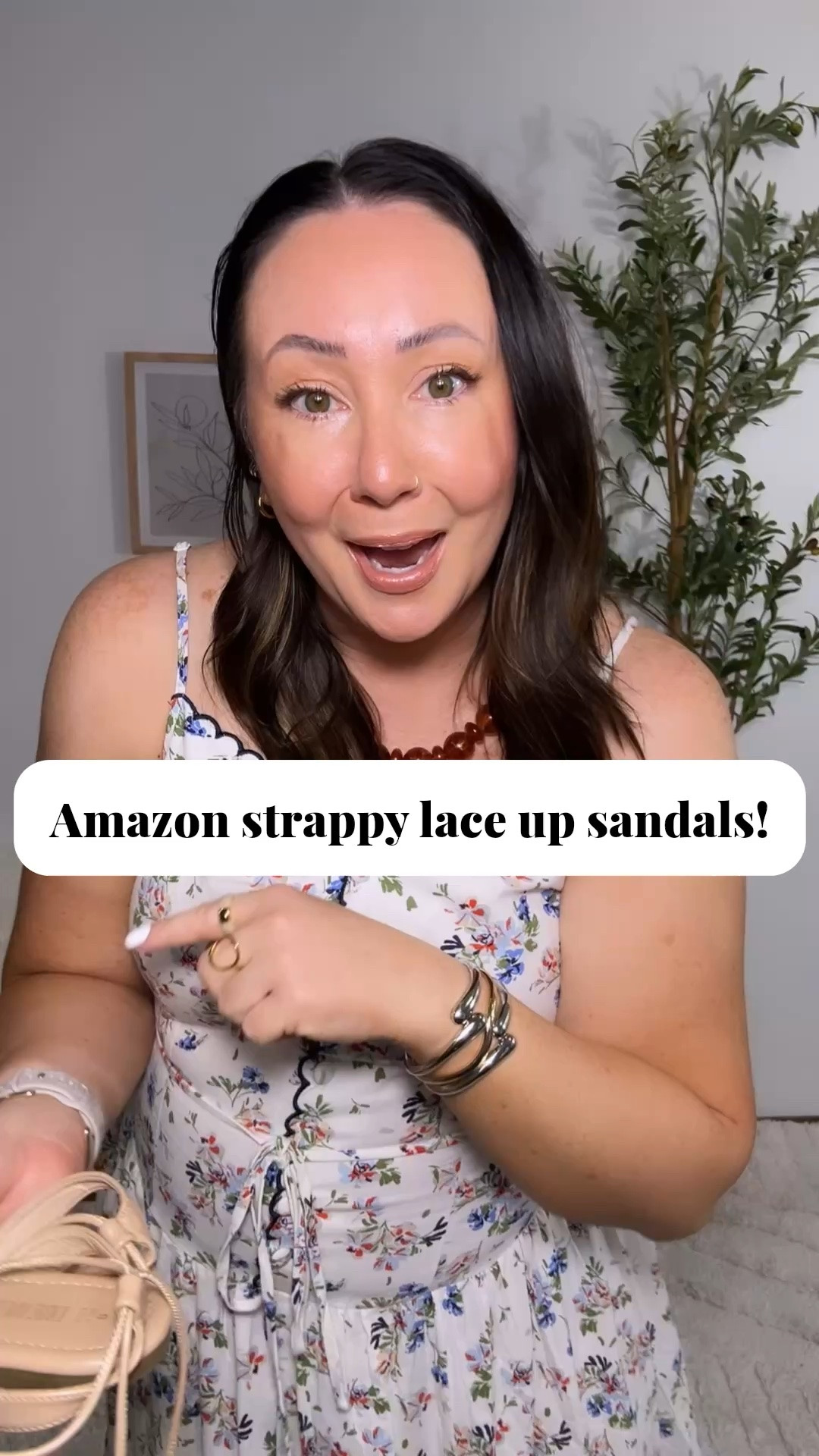 My favorite strappy lace up sandals for a reason!  I’ve had these for several years now and they’re still going strong! Run true to size. Also linked the updated thong style too. 
Large dress. 38DD strapless bra!

#LTKSeasonal #LTKOver40 #LTKMidsize