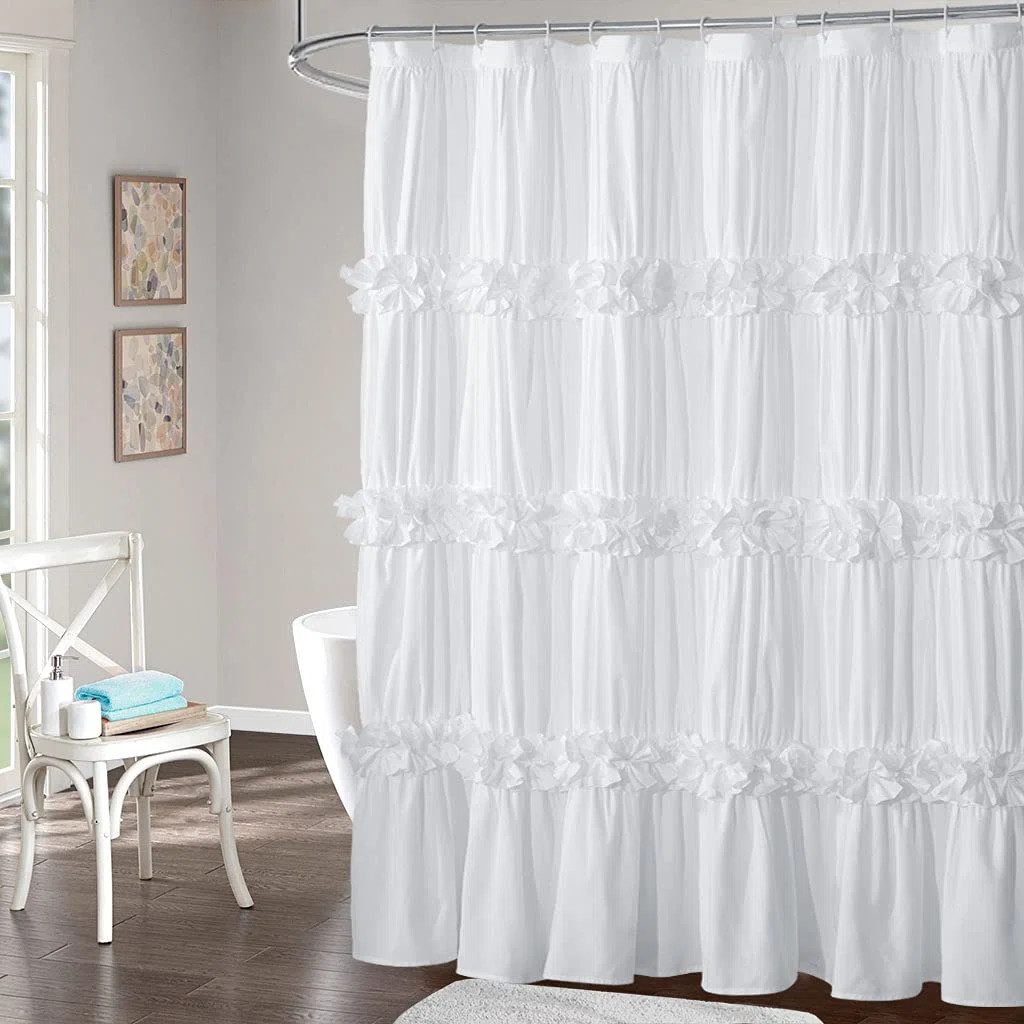 Ruffle Shower Curtain | Wayfair North America