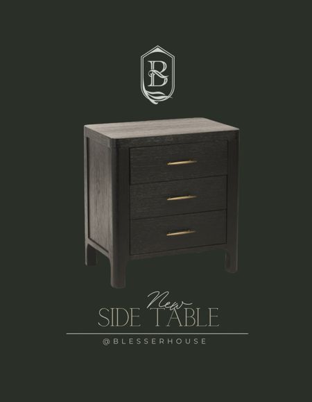 New affordable side table! 

Nightstand, bedside table, drawer, Side table 

#LTKHome