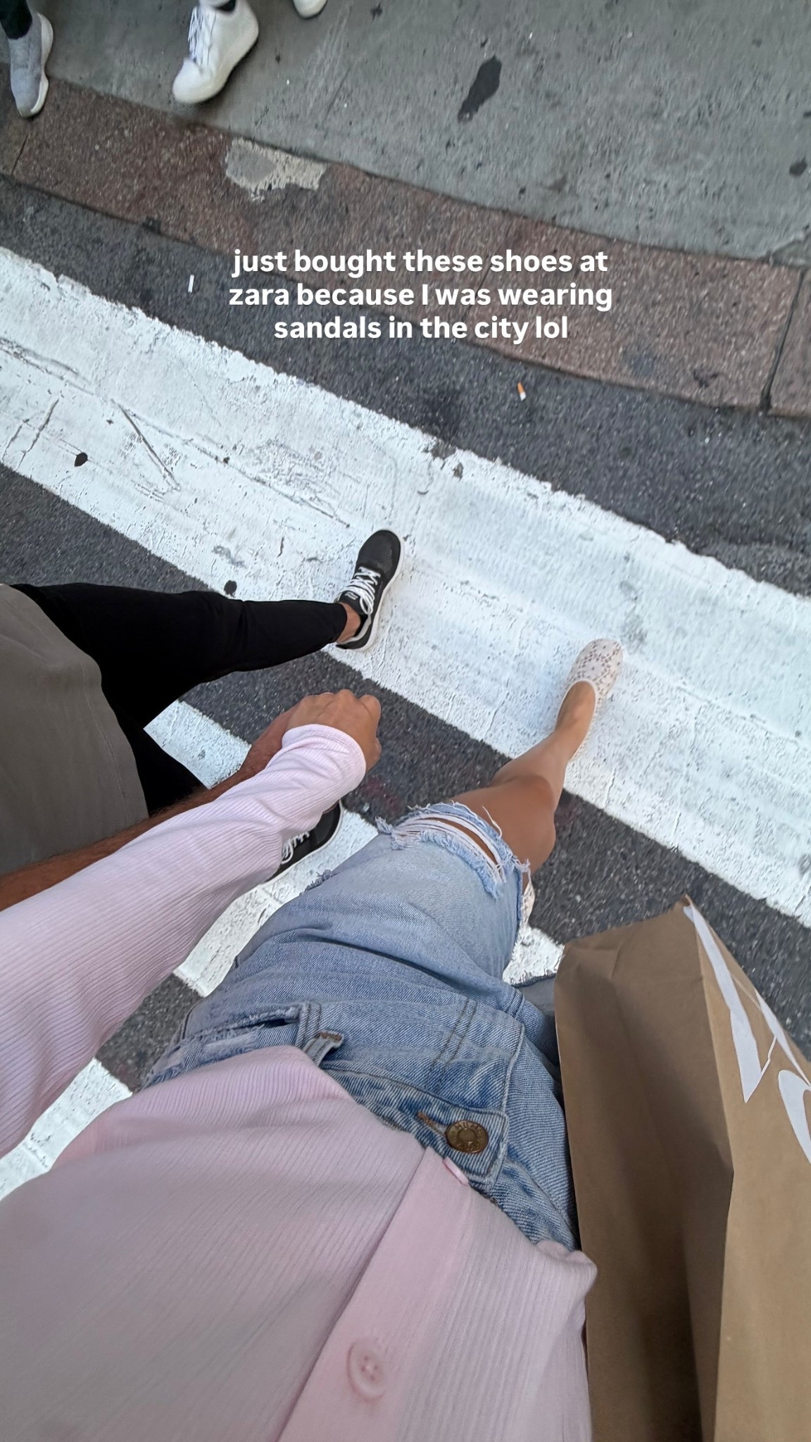 just bought these shoes at @Zara because I was wearing sandals in the city lol

#LTKootd #LTKSeasonal