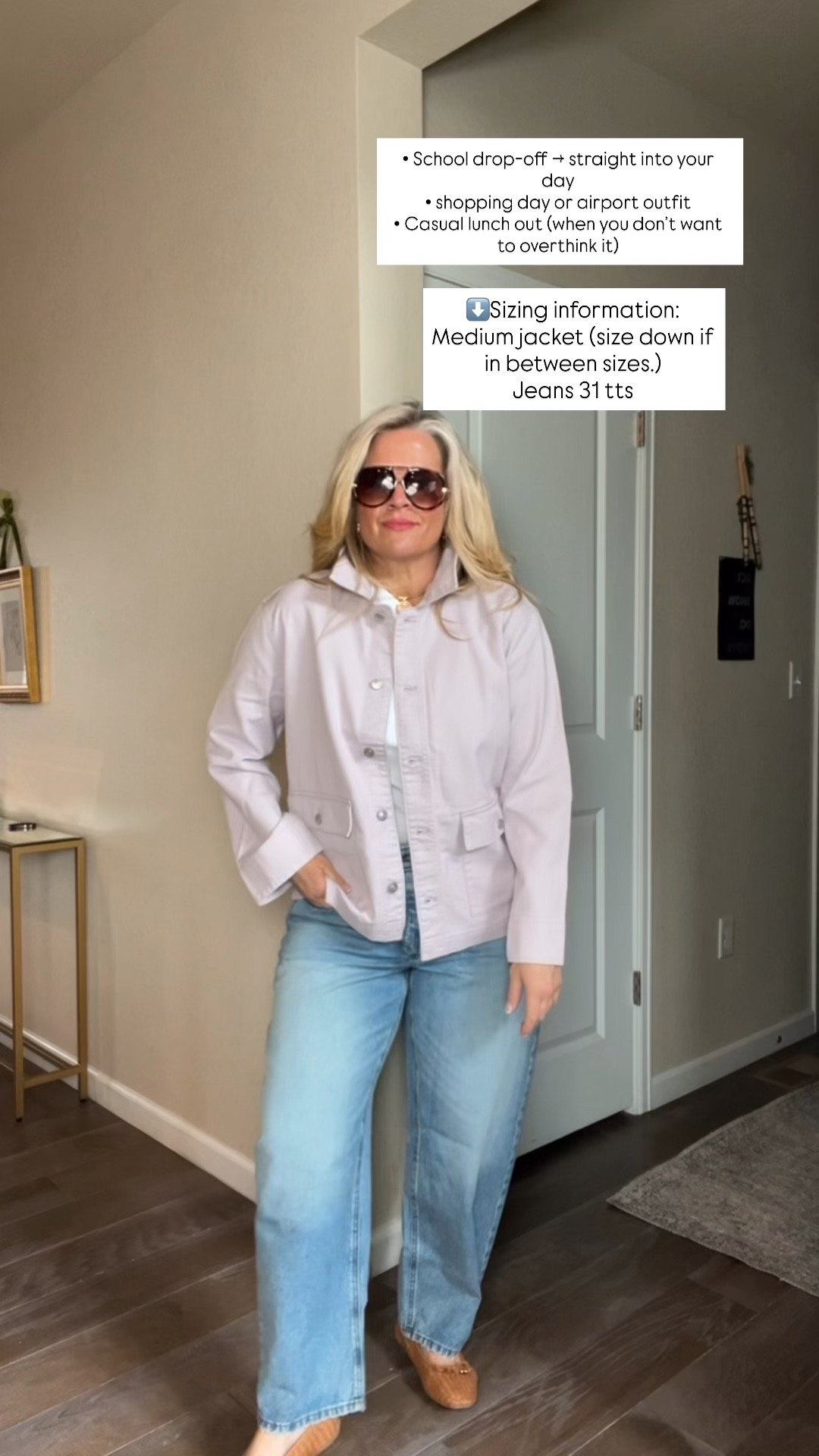  ✨Tap the bell, save and ❤️ for over 40 fashion, midlife style, midsize fashion and luxury looks for less. 

Polished made easy 👏

Structured jacket = instant lift
Relaxed denim = effortless balance

Simple. Flattering. Repeat.

👑"Helping you look good, feel good!" - Lindsey Denver

Spring looks, Midlife style for real women who want to feel confident again. Over 40 fashion and over 50 style that works with changing bodies, perimenopause shifts, and real life. Think midsize fashion, Gen X style and up, body confidence, and mom outfits that feel polished, comfortable, and elevated...because style over 45 and over 50 should feel effortless, not stressful. 


#LTKOver40 #LTKMidsize #LTKPlusSize