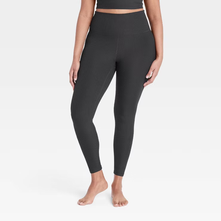 Women's Ultra High-Rise Rib Leggings - All in Motion™ | Target