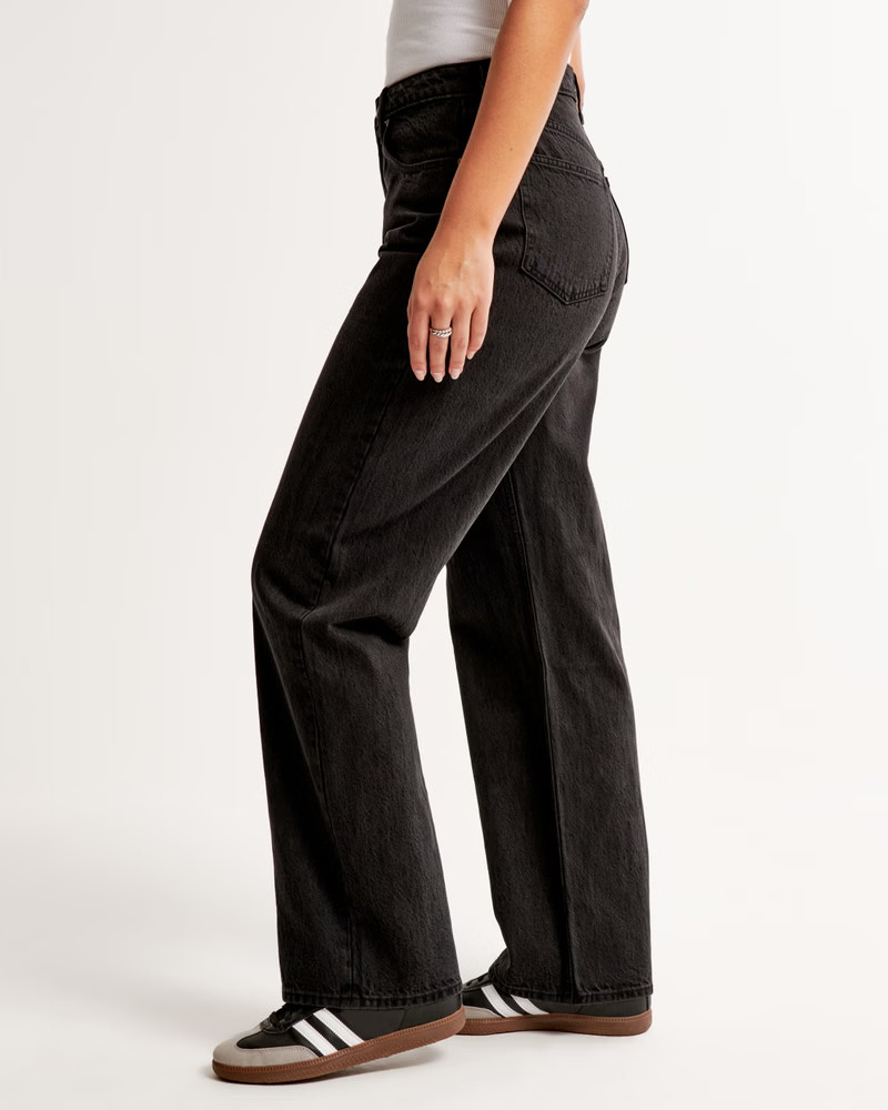 Curve Love High Rise Loose Jean | Abercrombie & Fitch (US)