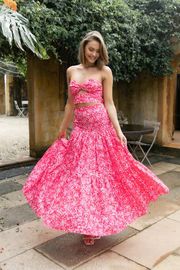 Petunia Maxi Skirt - Pink Floral | Petal & Pup (US)