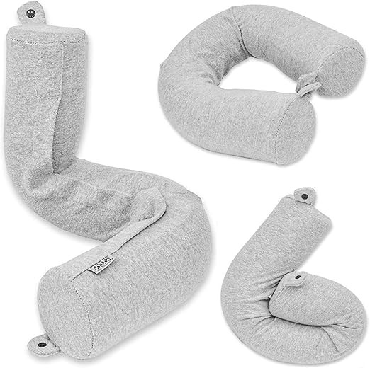 Twist Memory Foam Travel Pillow for Neck, Chin, Lumbar and Leg Support - for Traveling on Airplan... | Amazon (US)