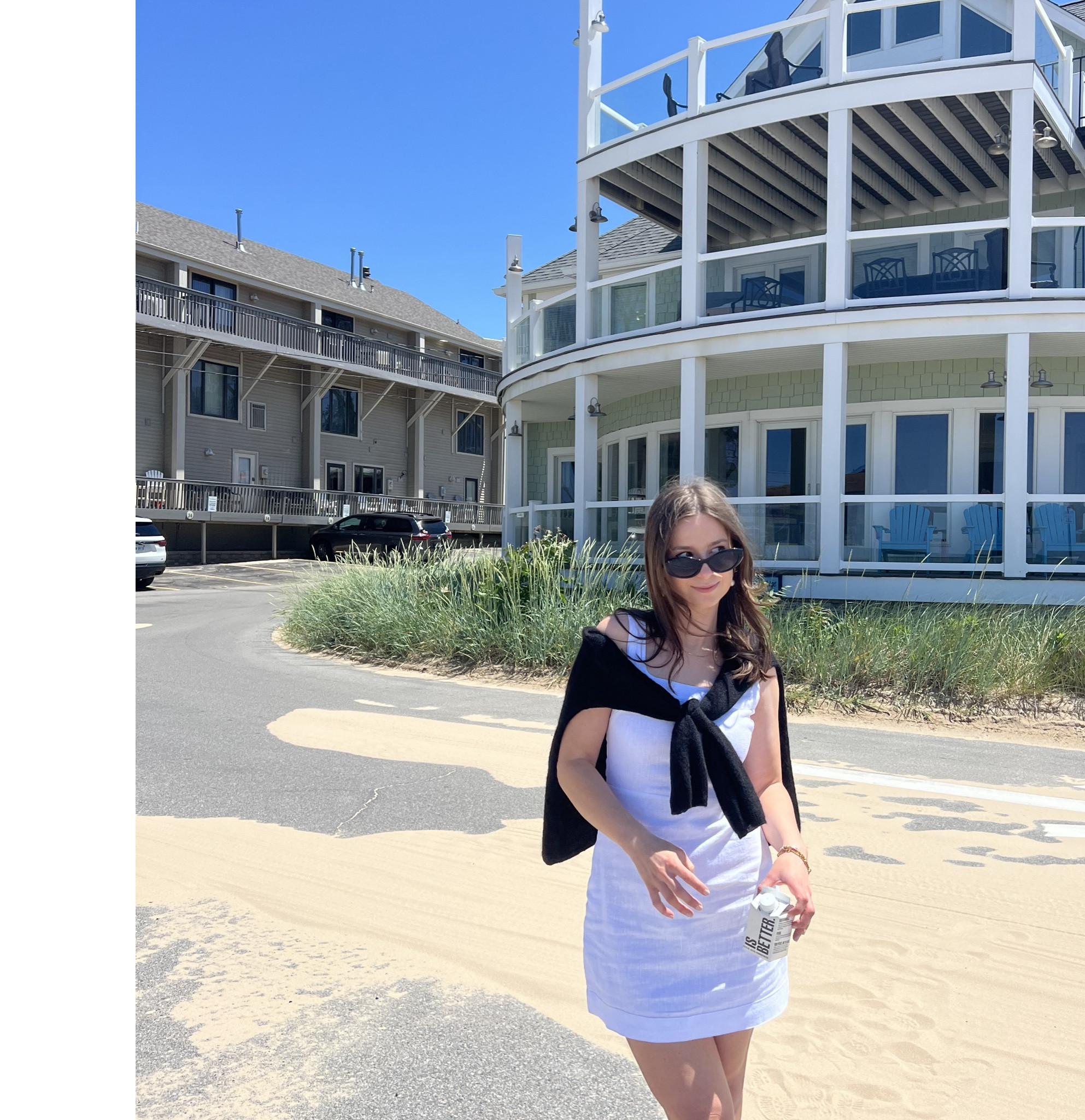 White Linen Mini Dress🤍