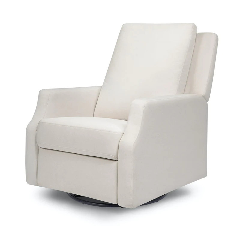 Crewe Recliner + Swivel Glider in Eco-Performance Fabric - Cream | Project Nursery