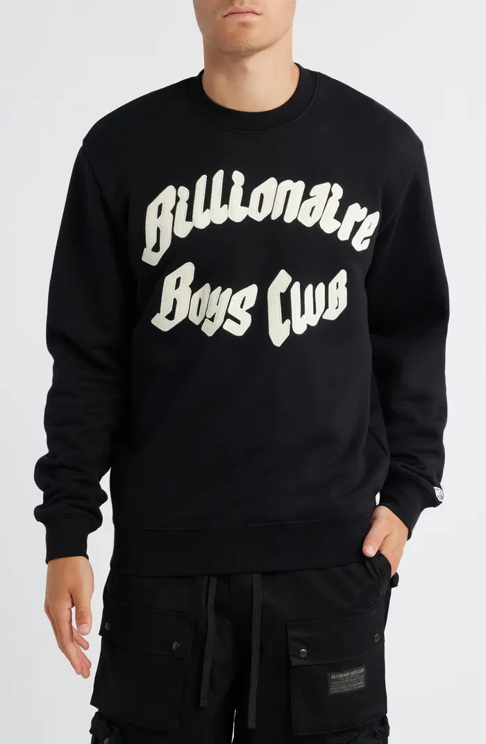 BB Clubhouse Astronaut Cotton Logo Sweatshirt | Nordstrom