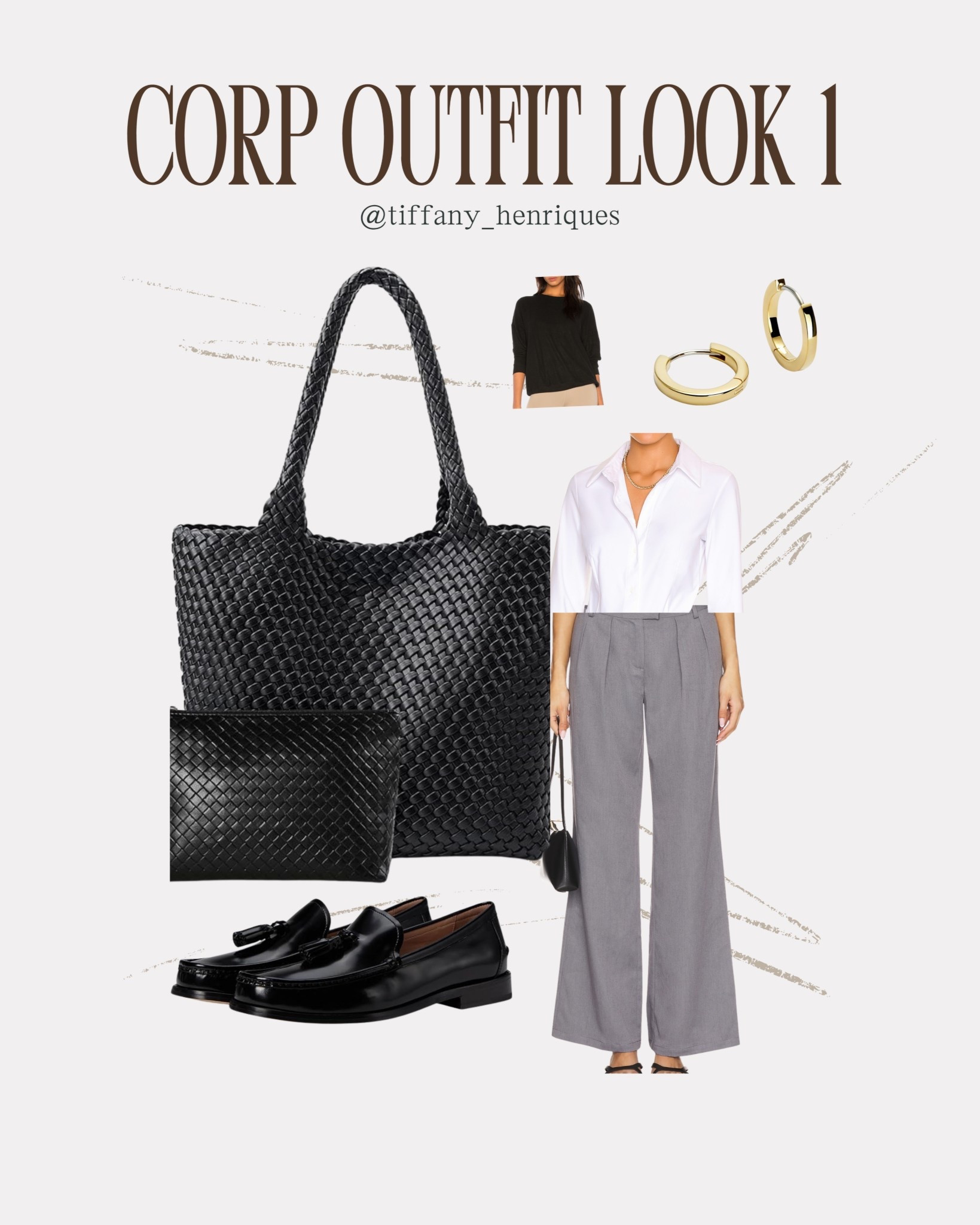 First day of work, NYC vibes 🤍 classic wide-leg trousers, crisp white button-down, structured tote + loafers. Pro tip: drape a sweater over the shoulders for instant polish :)

#LTKStyleTip #LTKItBag #LTKWorkwear