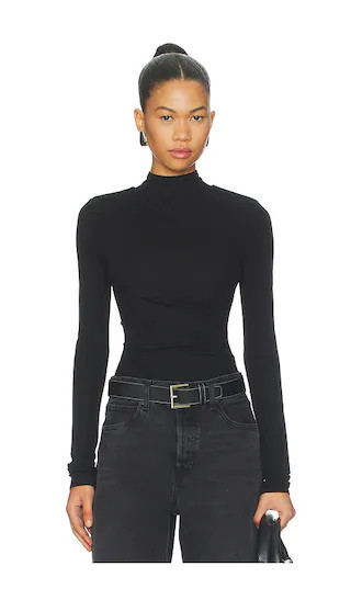 Larissa Bodysuit in Black | Revolve Clothing (Global)