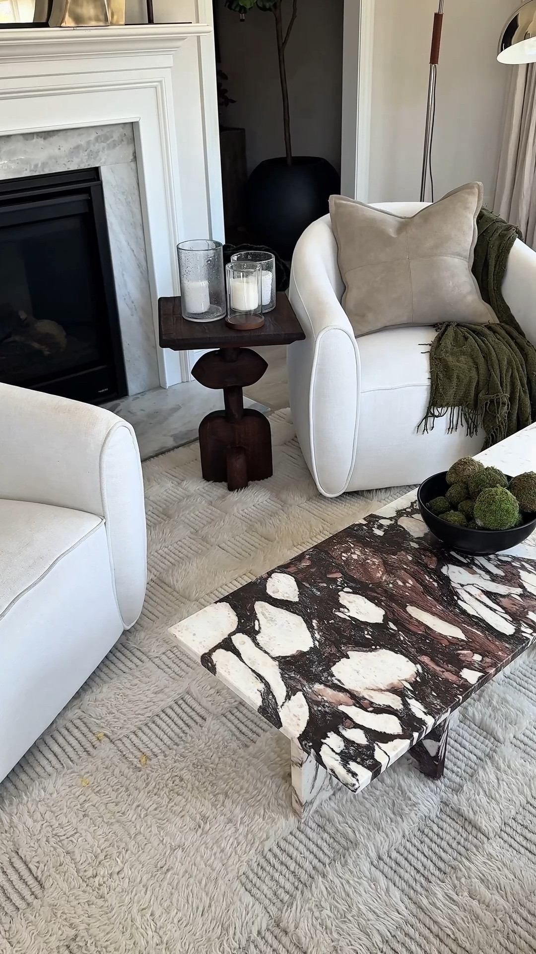 Testing out my own home decor recommendations! This side table had my jaw on the floor and it’s just as gorgeous in person! The smallest wobble so I’m rating it an 8/10!

Wooden side table, Wayfair finds, moody decor, home decor 

#LTKFallSale #LTKHome #LTKSeasonal