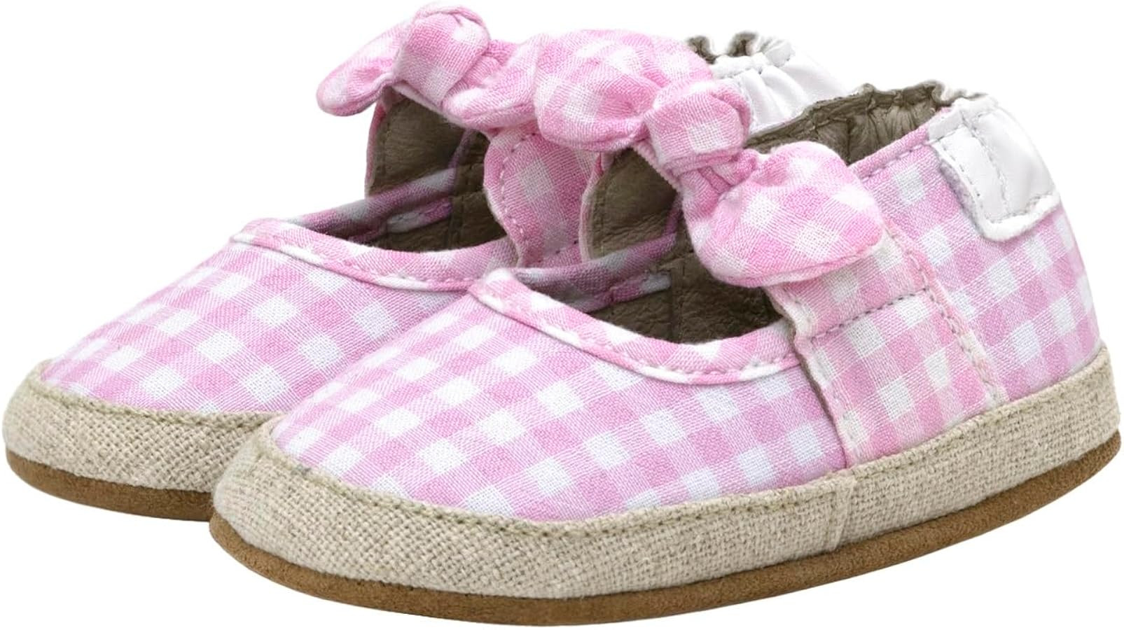 Robeez Baby Girls and Unisex Soft Soles Slip-Resistant Crib Shoes Slippers for Infant and Toddler... | Amazon (US)