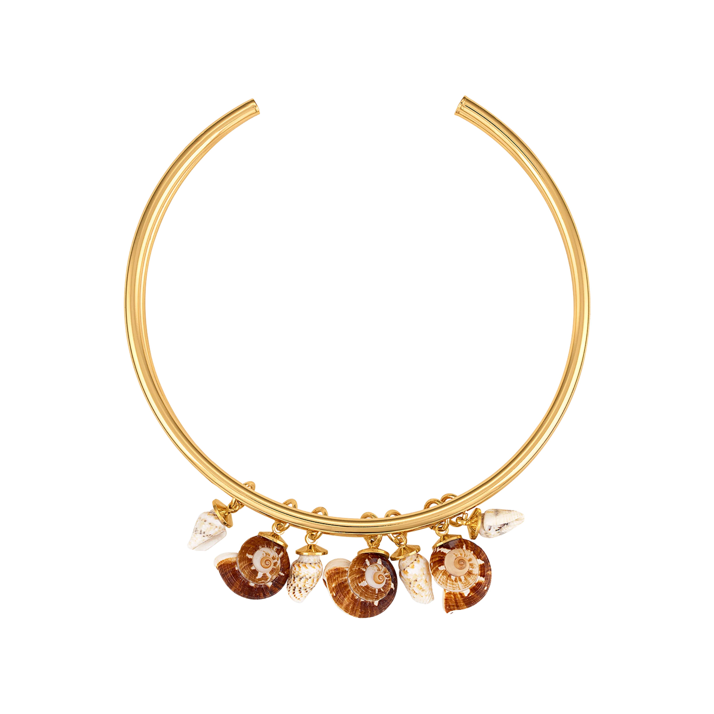 Gold Shell Choker | Logan Tay