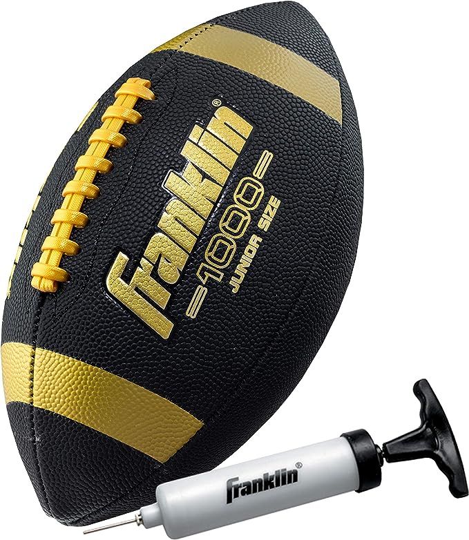 Franklin Sports Youth Footballs - Junior + Pee Wee Kids Footballs - All-Weather Synthetic Leather... | Amazon (US)