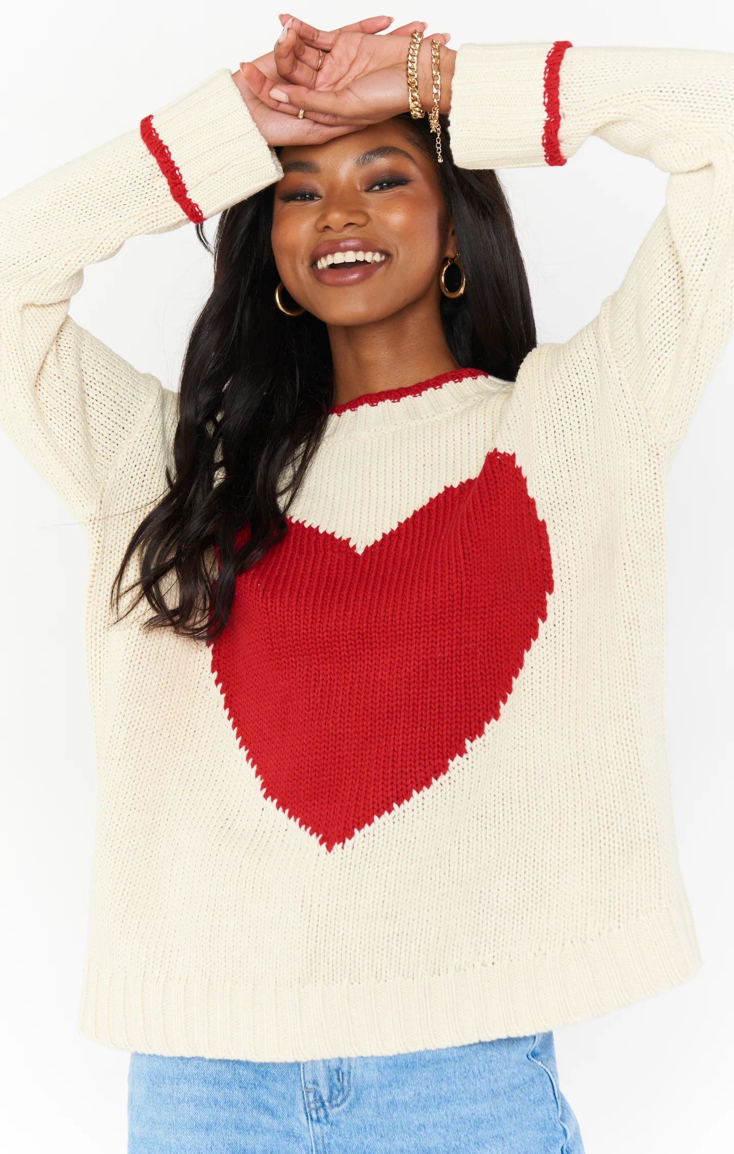 Sweetheart Sweater ~ Heart Knit | Show Me Your Mumu