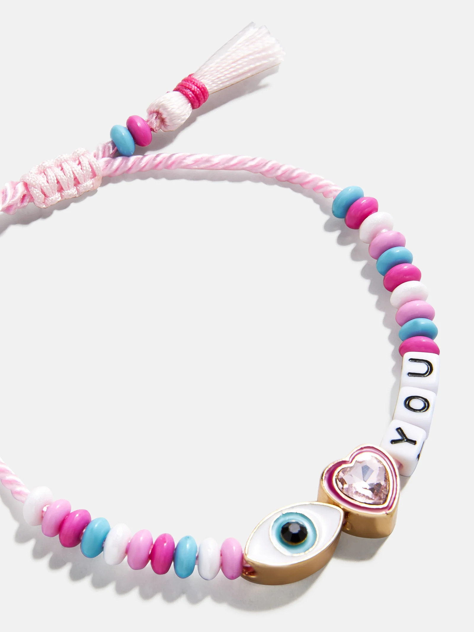 Kids' I Love You Beaded Bracelet - Evil Eye | BaubleBar (US)