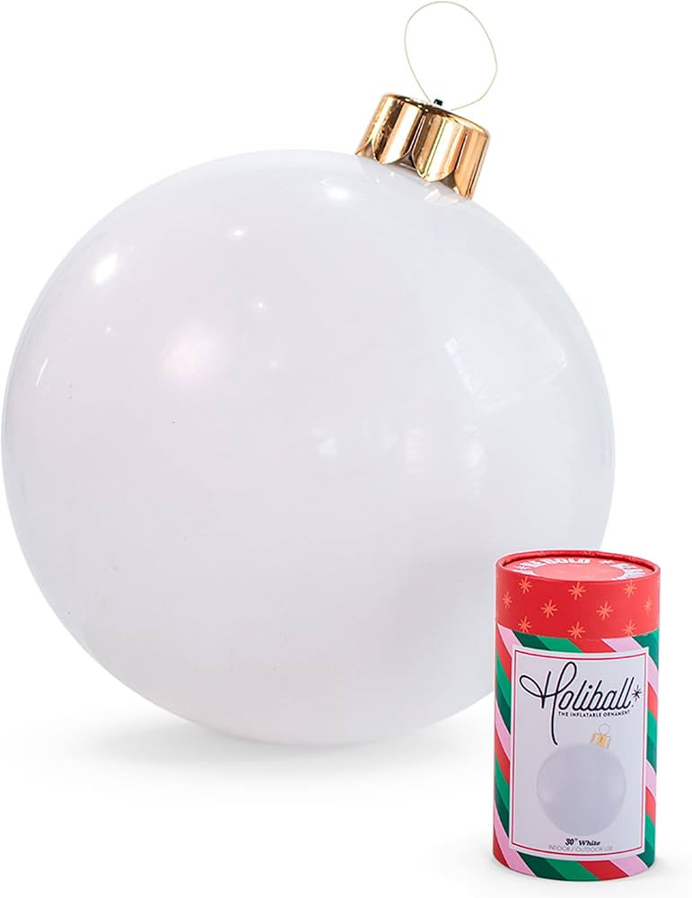 Holiball Inflatable Holiday Ornament – Indoor and Outdoor Use  – Reusable and Storage Friend... | Amazon (US)
