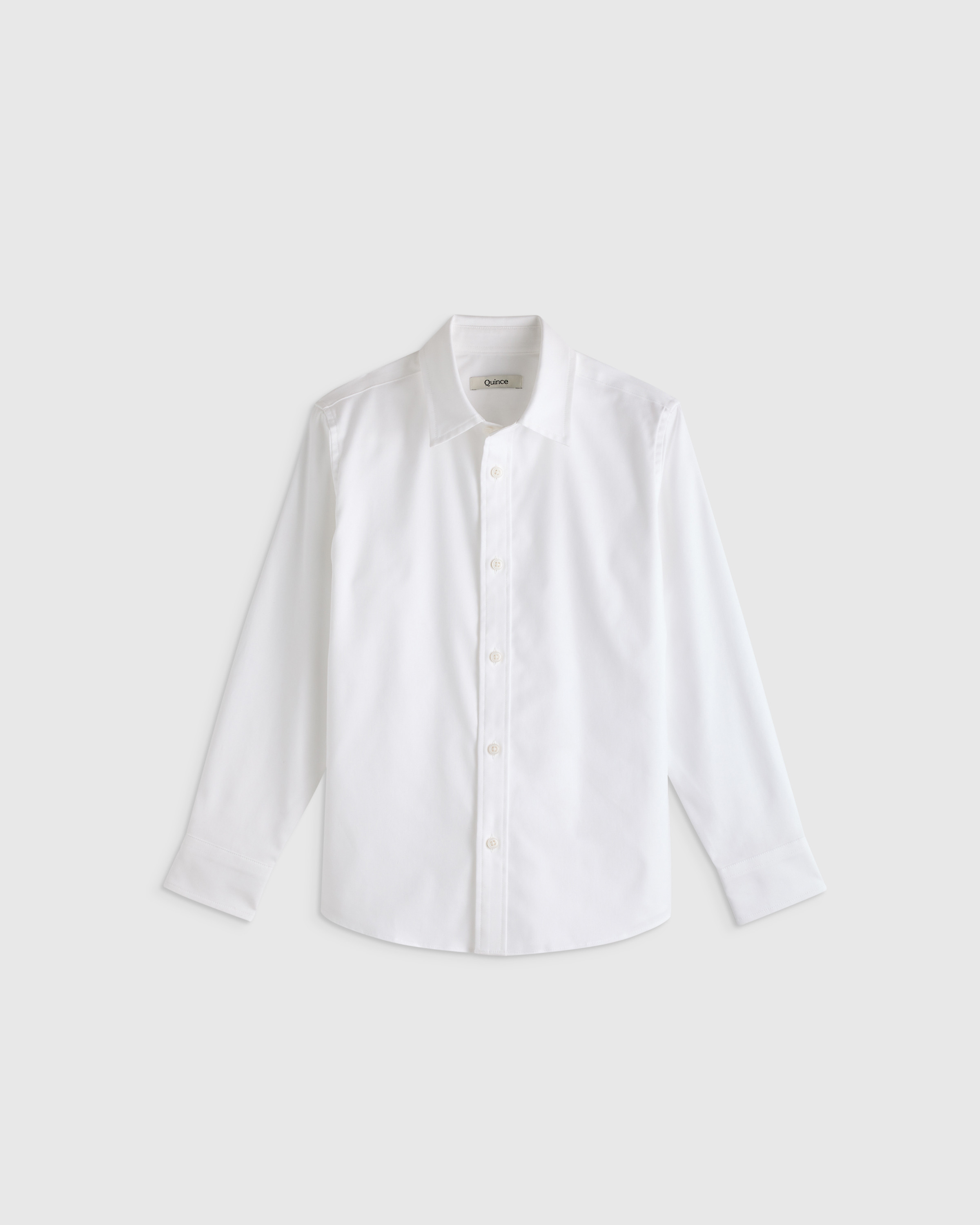 Quince | Oxford Non-Iron Dress Shirt in White, Size 12, Organic Cotton | Quince