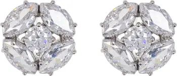 marquise cz cluster stud earrings | Nordstrom Rack