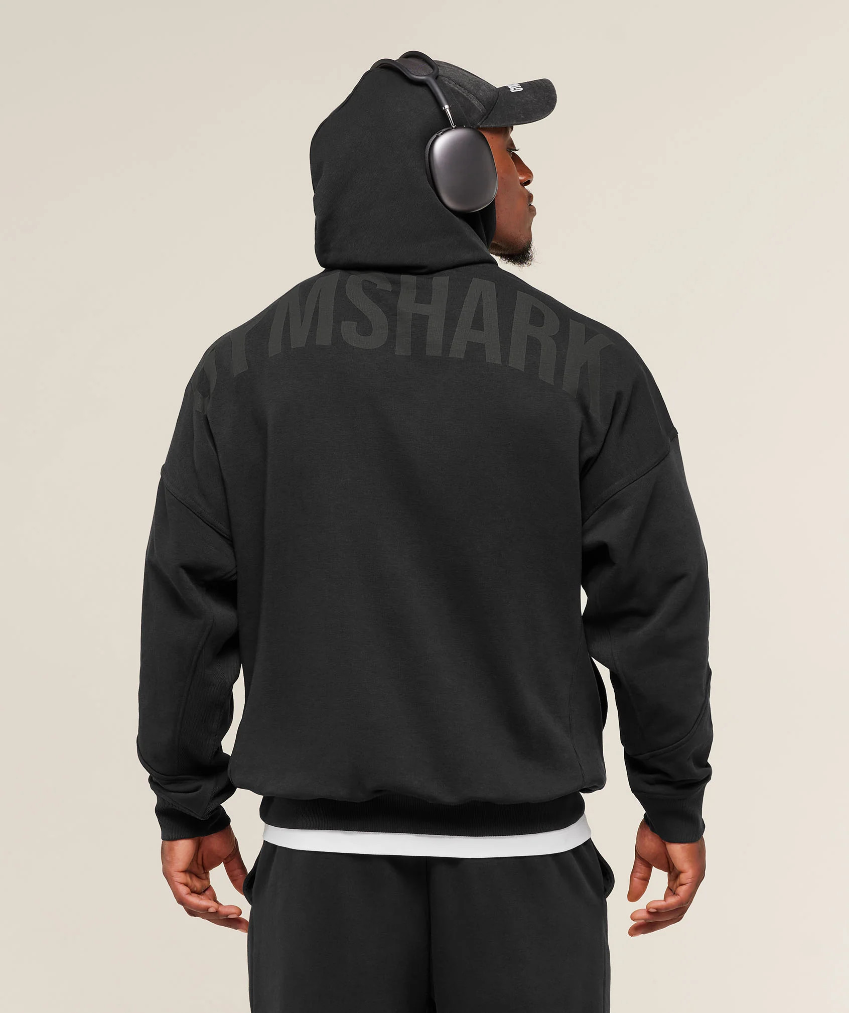 Gymshark Power Hoodie - Black/Asphalt Grey | Gymshark UK