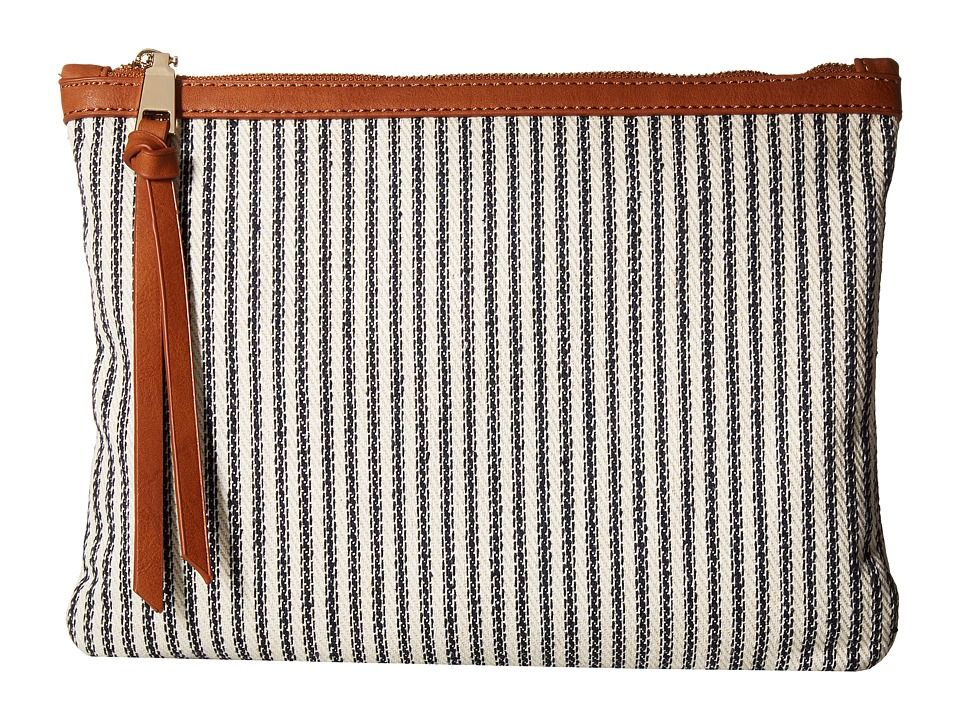 SOLE / SOCIETY - Aurora Clutch/Crossbody (Navy/Cream) Handbags | Zappos