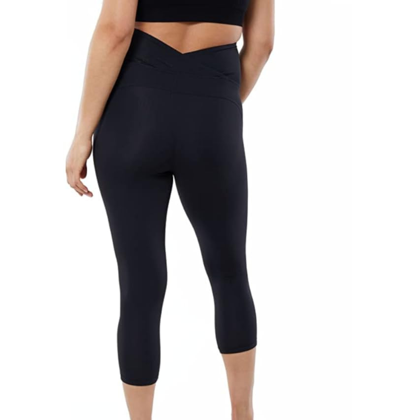 POSHDIVAH Women's Maternity Workout Leggings Over The Belly Pregnancy Yoga Pants with Pockets Soft A | Amazon (US)