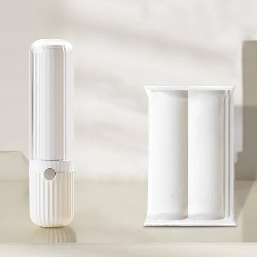 Lint Roller Mini Lint Roller for Clothes with 90 Extra Sticky Sheets, Lint Roller Refills Travel ... | Amazon (US)